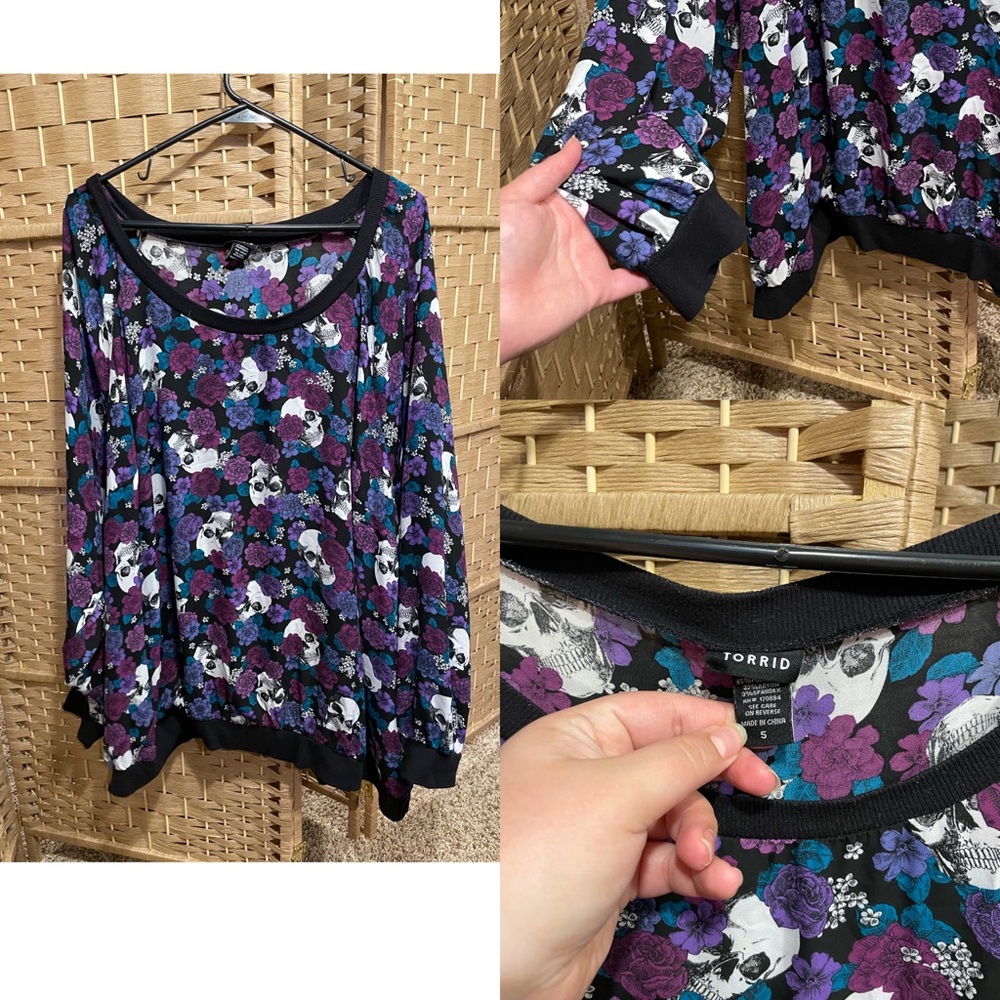 Torrid Skulls 5X Top